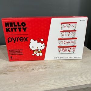 Pyrex | Kitchen | Hello Kitty Pyrex Decorated Glass Food Storage | Poshmark